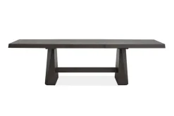 Mor Furniture Shelby Dining Table & 4 Wood Back Chairs In Coffee Bean