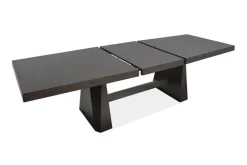 Mor Furniture Shelby Pedestal Dining Table, 4 Side Chairs & Bench In Dark Brown