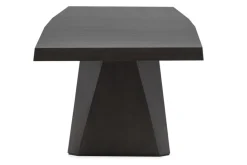 Mor Furniture Shelby Pedestal Dining Table, 4 Side Chairs & Bench In Dark Brown