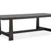 Mor Furniture Shelby Trestle Dining Table In Coffee Bean