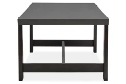 Mor Furniture Shelby Trestle Dining Table In Coffee Bean