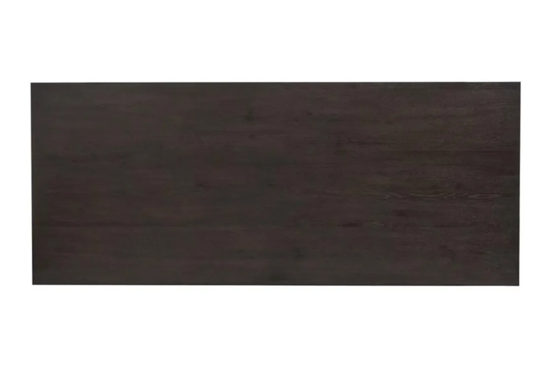 Mor Furniture Shelby Trestle Dining Table In Coffee Bean
