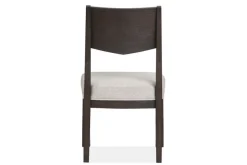 Mor Furniture Shelby Trestle Dining Table, 4 Wood Back Chairs & Bench In Coffee Bean