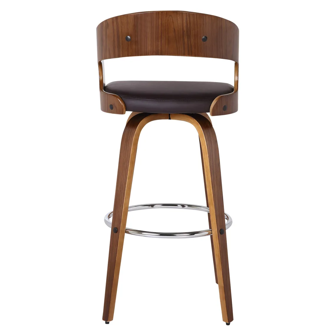 Mor Furniture Shelly Counter Height Swivel Stool In Black & Gray