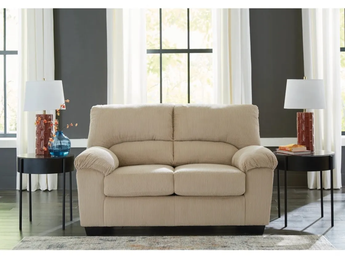 Mor Furniture Simple Joy Loveseat In Onyx