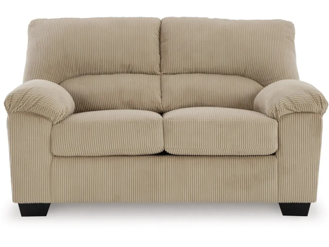Mor Furniture Simple Joy Loveseat In Onyx