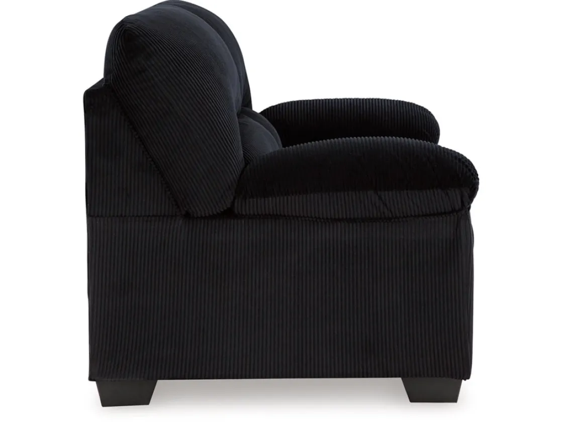 Mor Furniture Simple Joy Loveseat In Onyx