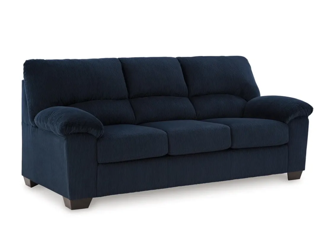 Mor Furniture Simple Joy Sofa & Loveseat In Navy