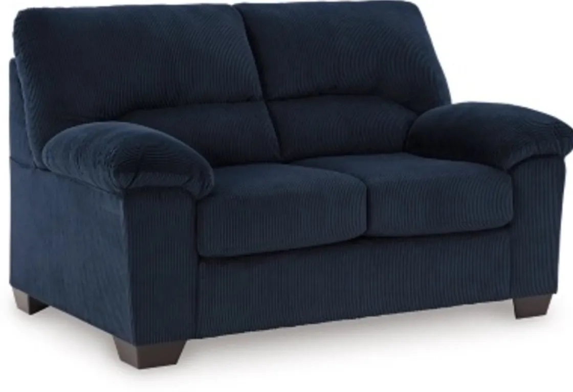 Mor Furniture Simple Joy Sofa & Loveseat In Navy