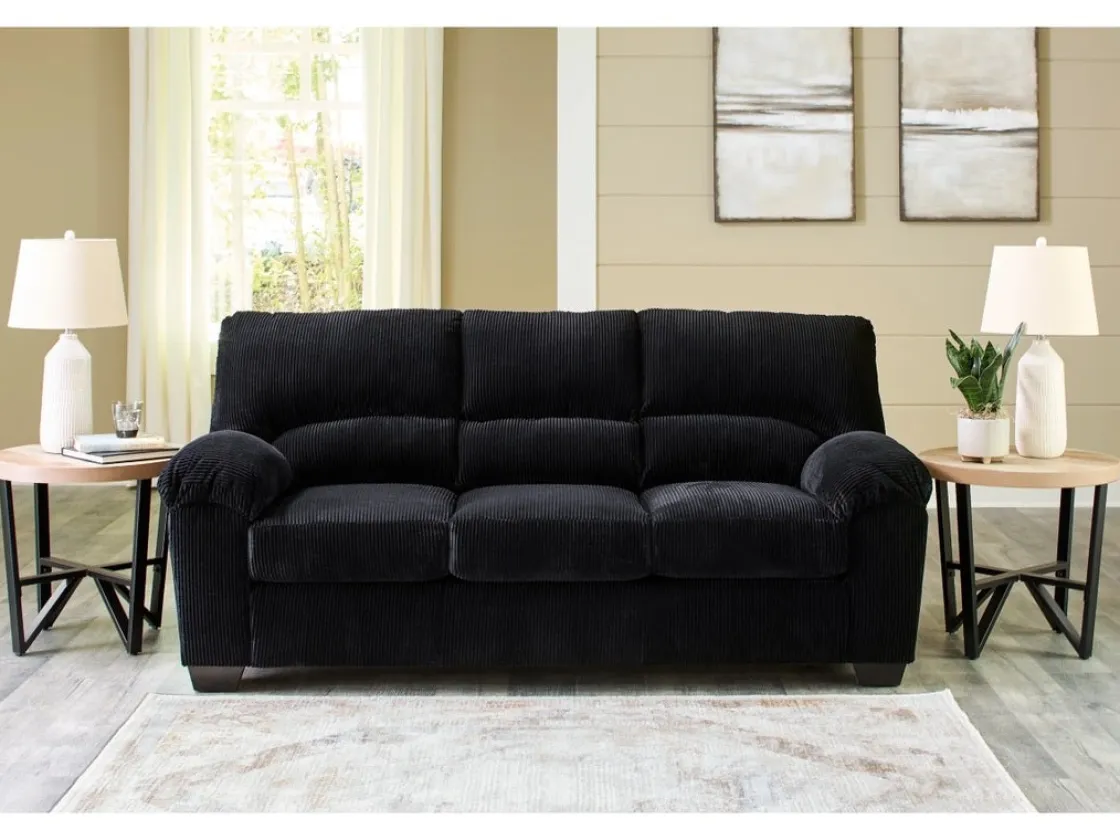 Mor Furniture Simple Joy Sofa In Onyx
