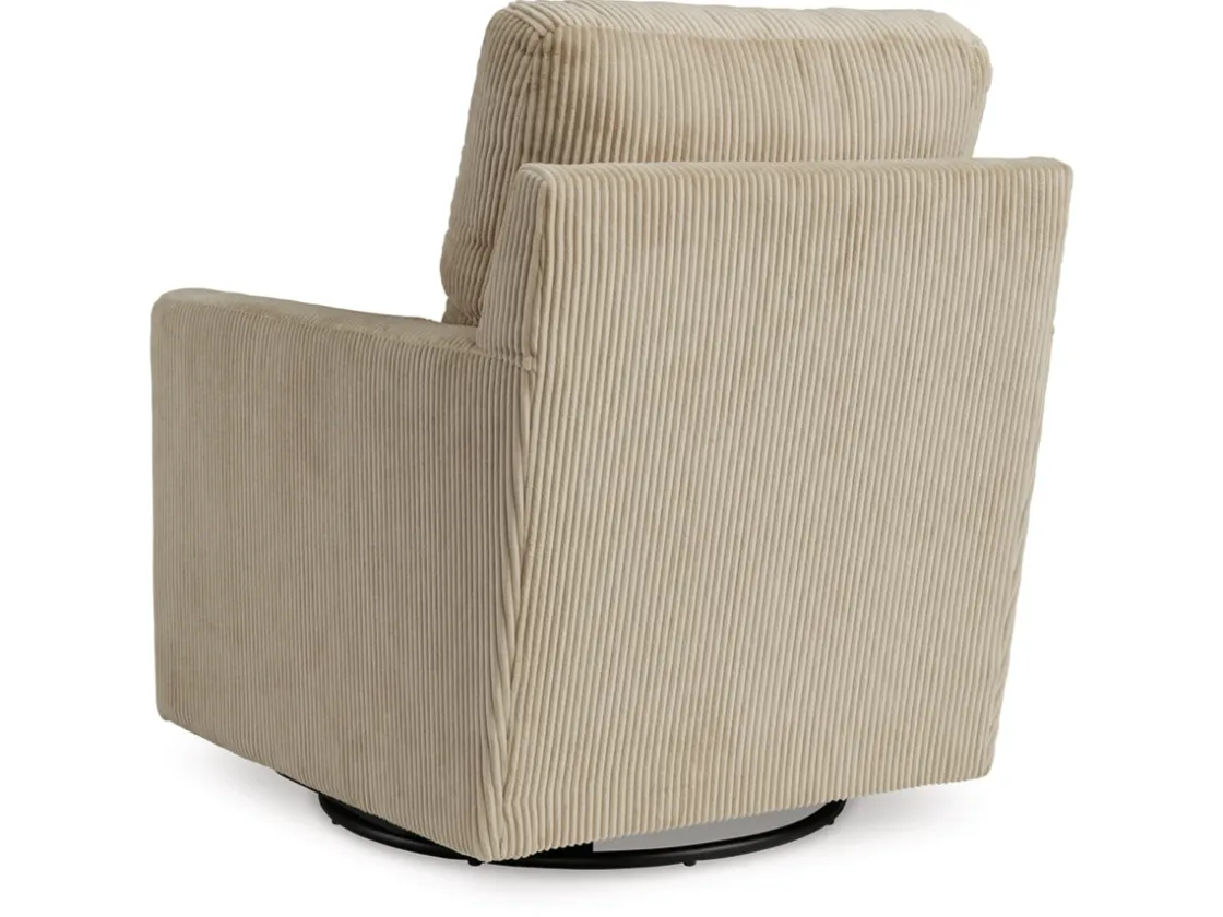 Mor Furniture Simple Joy Swivel Chair In Sand