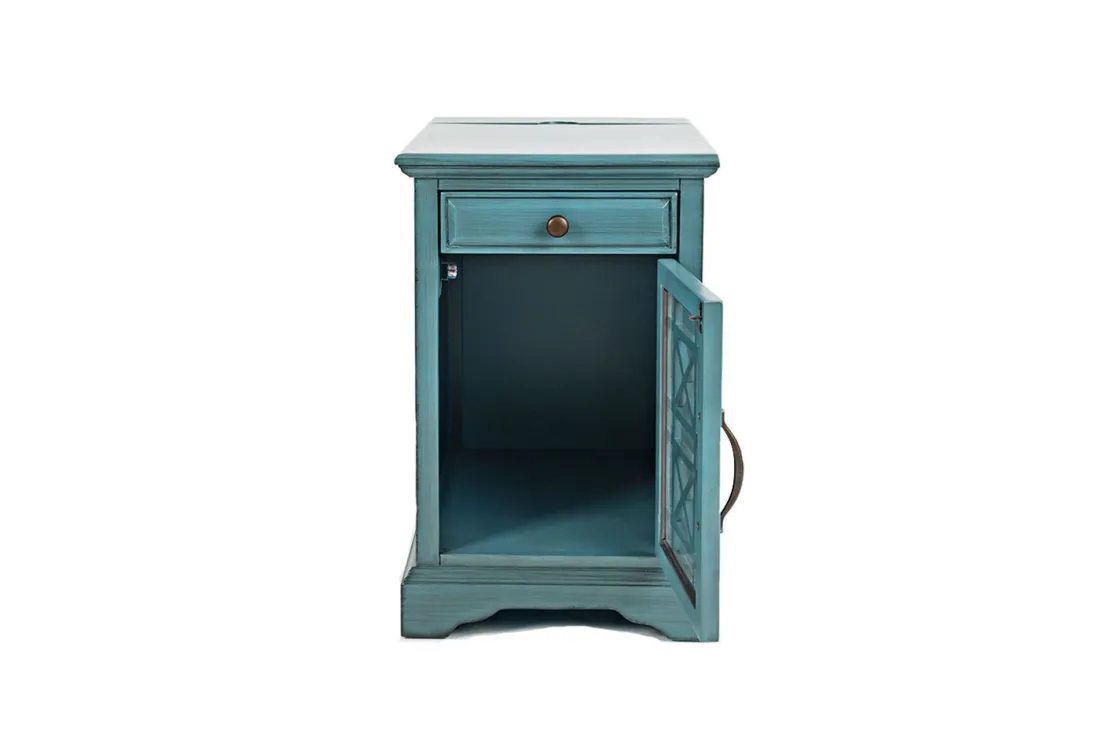 Mor Furniture Skyy Chairside Table In Black