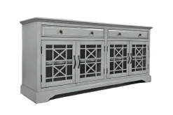 Mor Furniture Skyy Media Console In Gray, 70 Inch