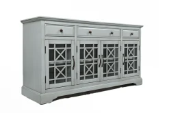 Mor Furniture Skyy Media Console In Gray, 70 Inch