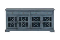 Mor Furniture Skyy Media Console In Gray, 70 Inch