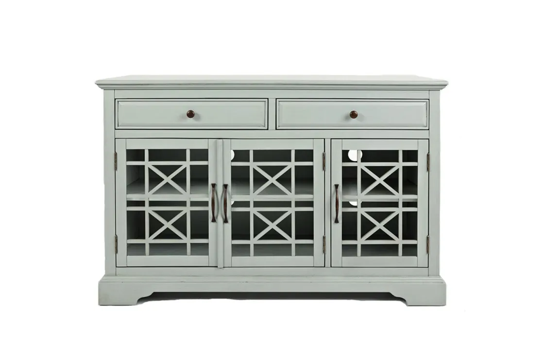 Mor Furniture Skyy Media Console In Gray, 70 Inch