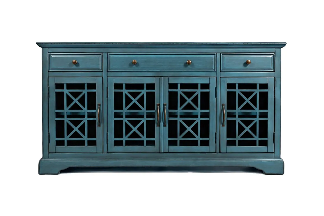 Mor Furniture Skyy Media Console In Gray, 70 Inch