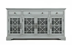 Mor Furniture Skyy Media Console In Gray, 70 Inch
