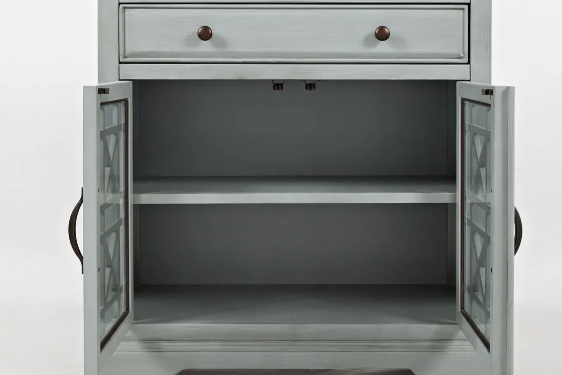 Mor Furniture Skyy Media Console In Gray, 70 Inch