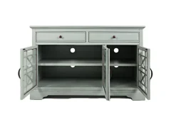 Mor Furniture Skyy Media Console In Gray, 70 Inch