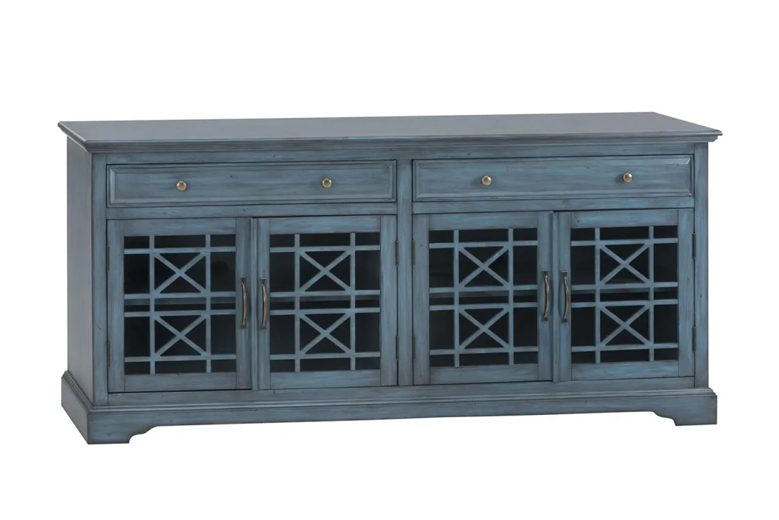 Mor Furniture Skyy Media Console In Gray, 70 Inch