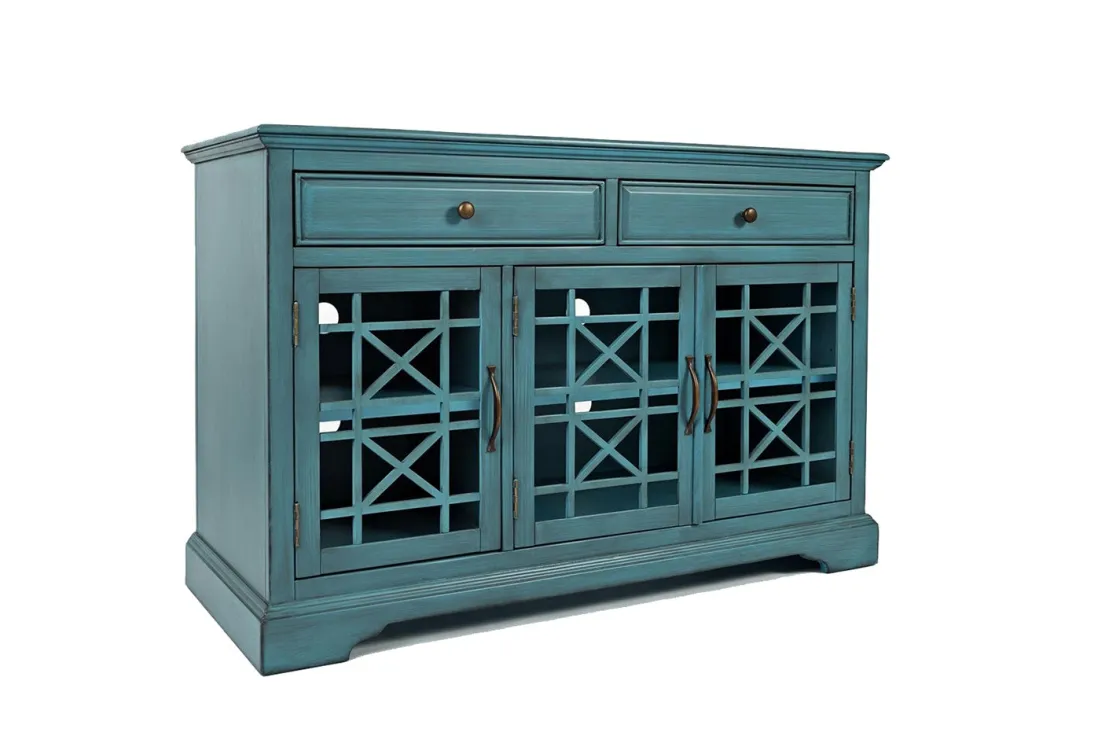 Mor Furniture Skyy Media Console In Gray, 70 Inch