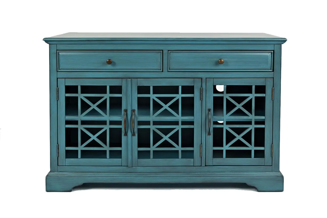 Mor Furniture Skyy Media Console In Gray, 70 Inch