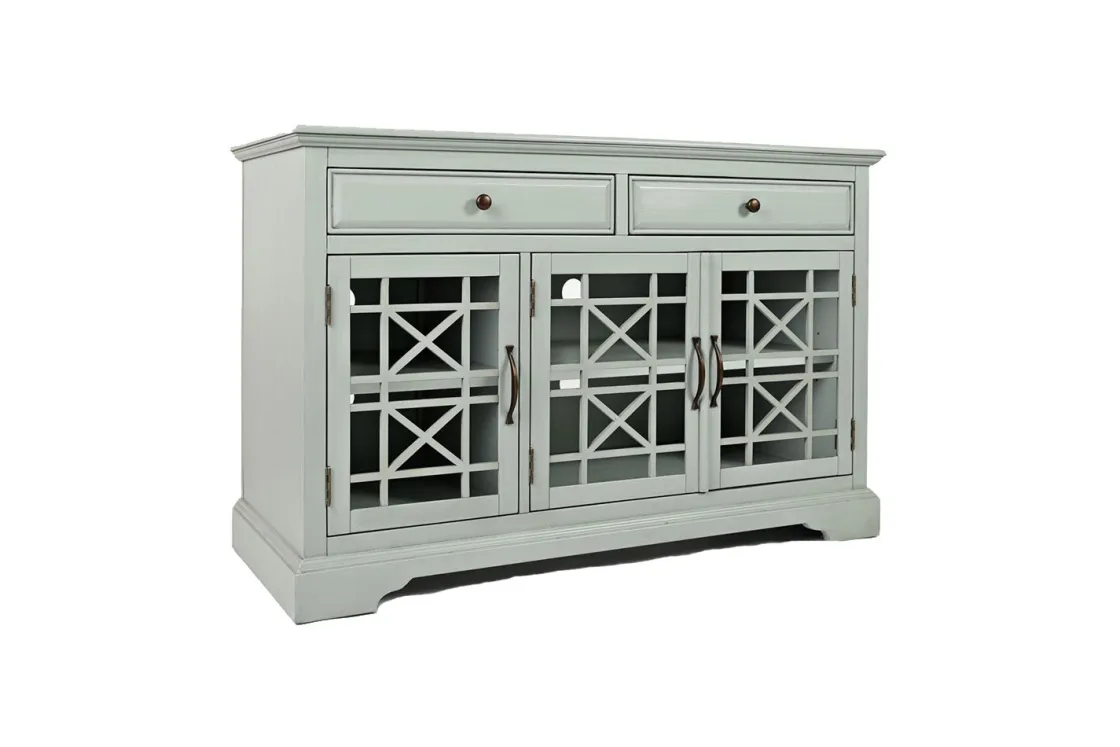 Mor Furniture Skyy Media Console In Gray, 70 Inch