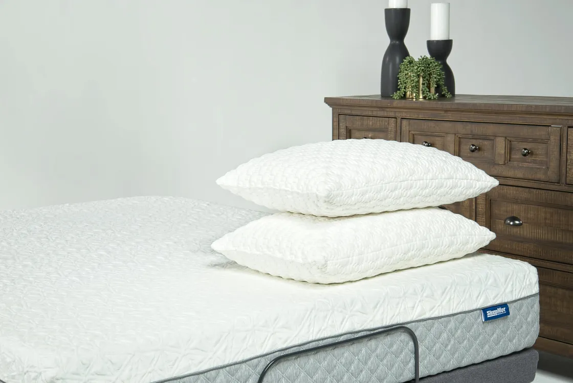Mor Furniture Sleepmor 10 Inch Copper Infused Medium Mattress & Adjustable Foundation, Twin