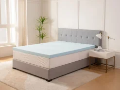 Mor Furniture Sleepmor 3 Inch Gel Infused Ventilated Mattress Topper, Twin