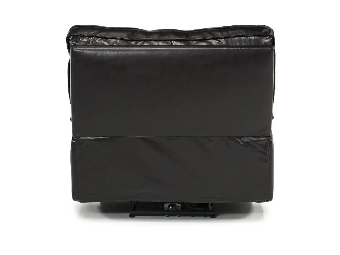 Mor Furniture Sofia 3 Power Recliner In Brown Leather