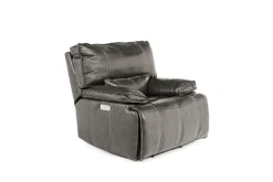 Mor Furniture Sofia 3 Power Recliner In Brown Leather