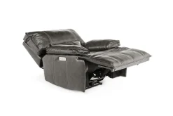 Mor Furniture Sofia 3 Power Recliner In Brown Leather
