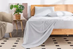 Mor Furniture Soft Wash Sheets In White, Twin