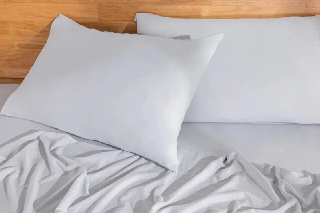 Mor Furniture Soft Wash Sheets In White, Twin