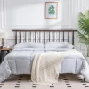 Mor Furniture Soft Washed Down Alternative Comforter In Gray, Queen