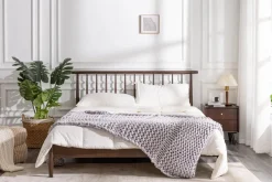 Mor Furniture Soft Washed Down Alternative Comforter In Gray, Queen