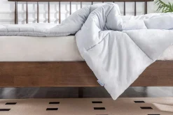 Mor Furniture Soft Washed Down Alternative Comforter In Gray, Queen