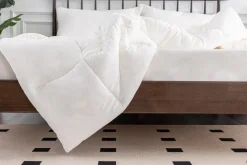 Mor Furniture Soft Washed Down Alternative Comforter In Gray, Queen