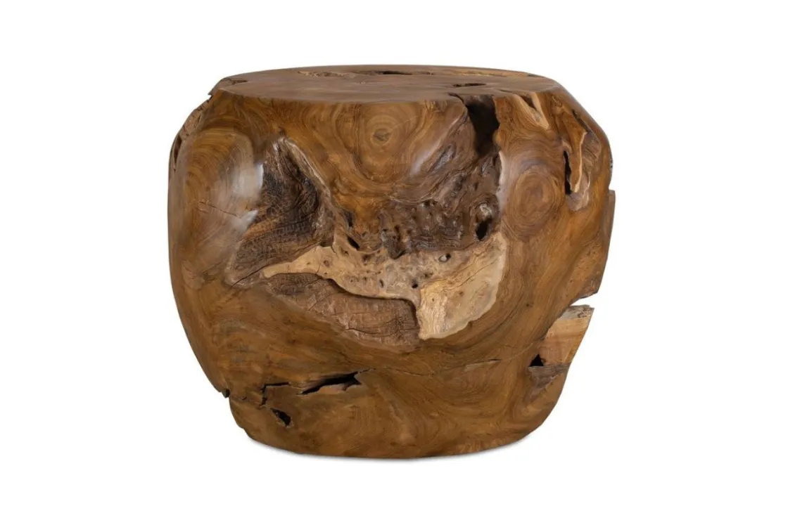 Mor Furniture Sola Outdoor Round End Table In Natural