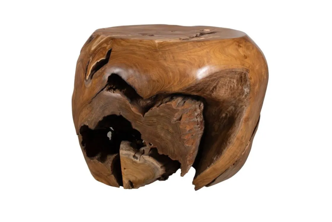 Mor Furniture Sola Outdoor Round End Table In Natural