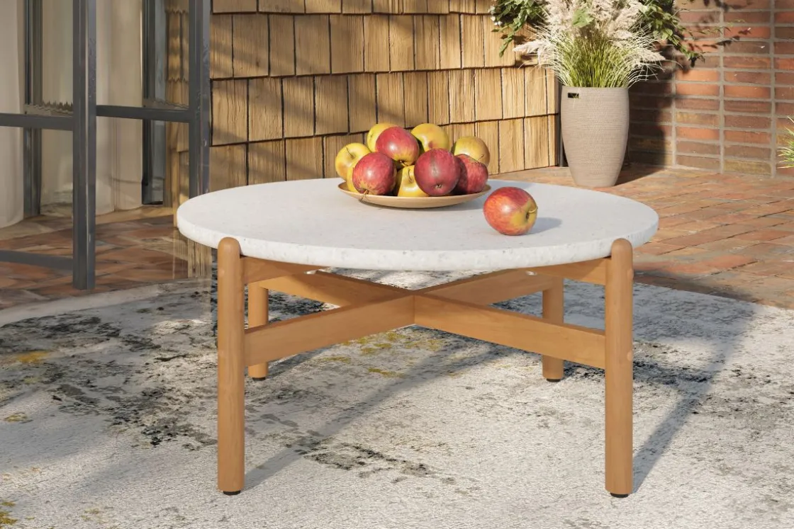 Mor Furniture Solstice Outdoor Coffee Table In Brown