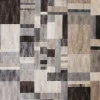 Mor Furniture Sonoma Grove Rug In Ivory & Gray Layered Squares, 5’ X 8’