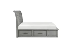 Mor Furniture Sonora Sleigh Bed W/ Storage In Brown, Queen