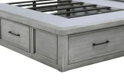 Mor Furniture Sonora Sleigh Bed W/ Storage In Brown, Queen