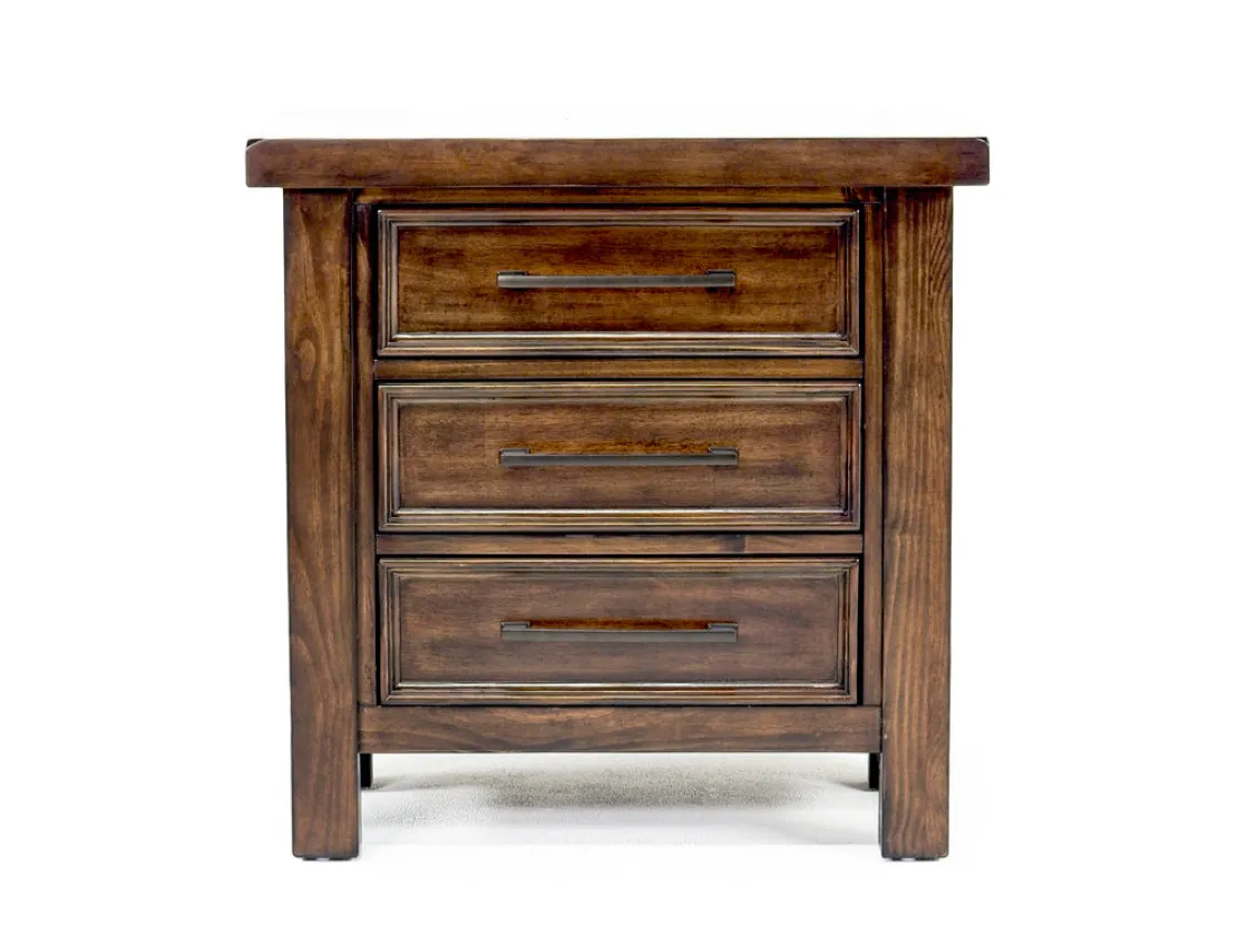 Mor Furniture Sonora Sleigh Bed W/ Storage, Dresser, Mirror & Nightstand In Brown, Queen