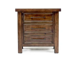 Mor Furniture Sonora Sleigh Bed W/ Storage, Dresser, Mirror & Nightstand In Brown, Queen