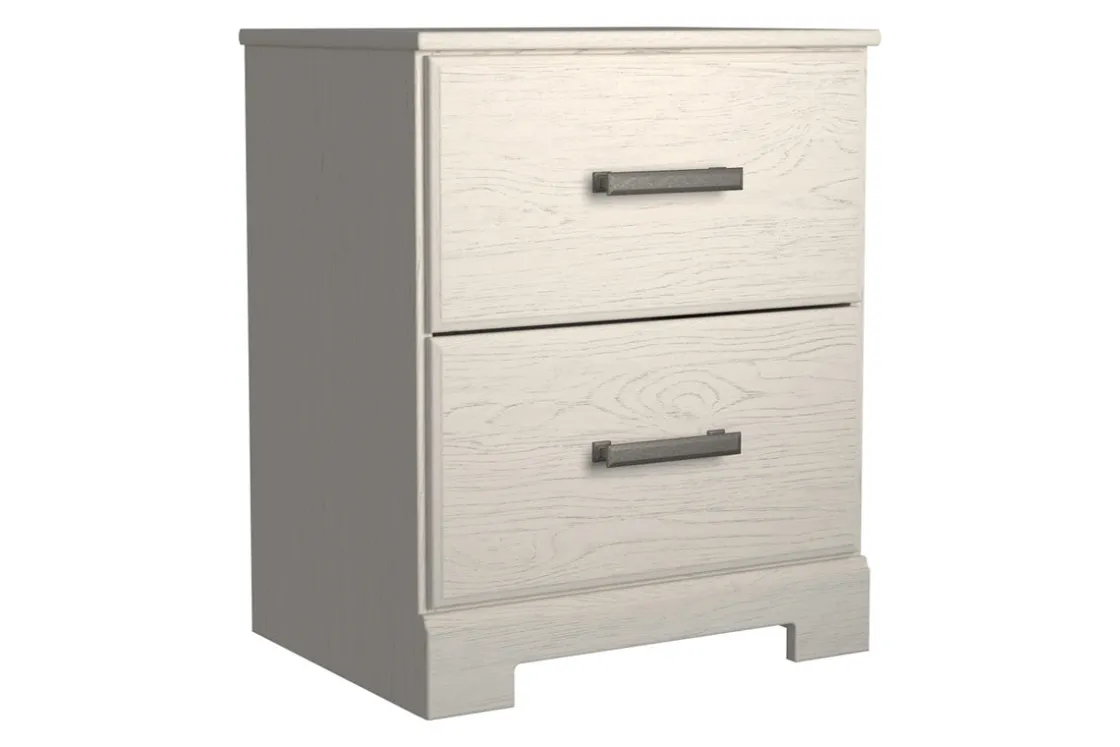Mor Furniture Stelsie Nightstand In Dark Charcoal
