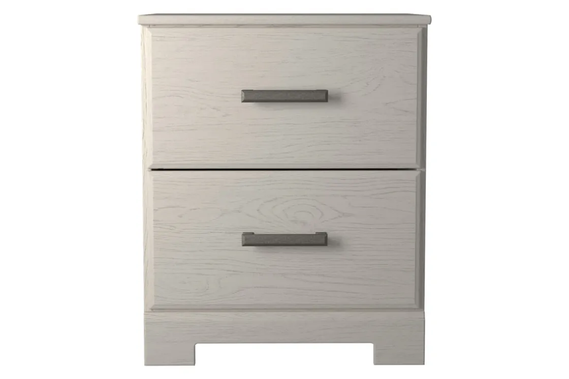 Mor Furniture Stelsie Nightstand In Dark Charcoal