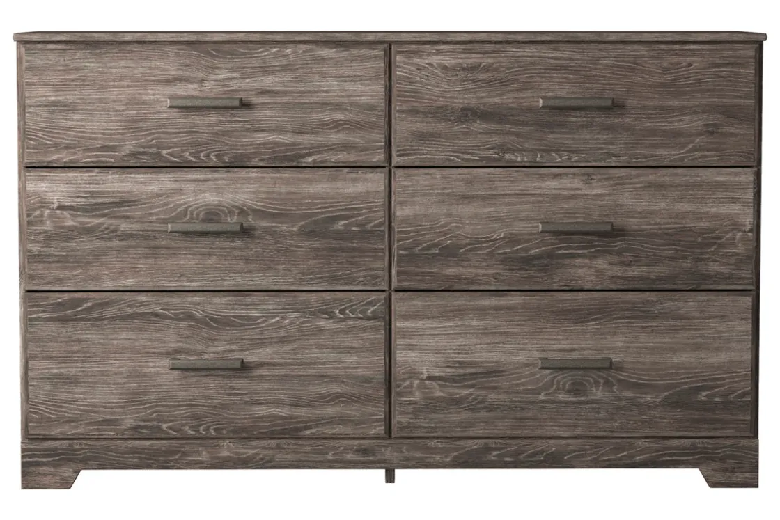 Mor Furniture Stelsie Panel Bed, Dresser, Mirror & Nightstand In Gray, Full